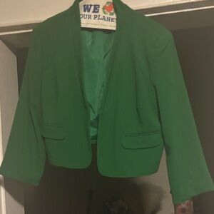 JCPenney Vibrant Green Women's Blazer